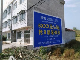 马山墙体广告质量分析