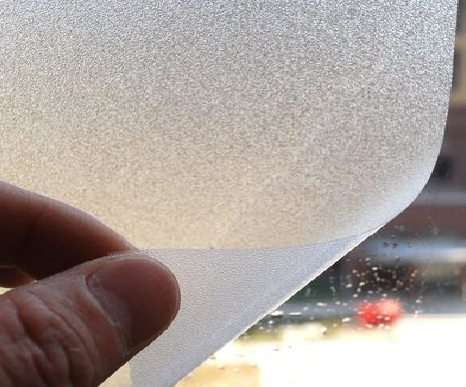 马山玻璃门外面粘广告用什么材料好？